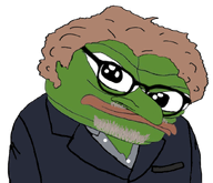 amphibian animal beard brown_hair closed_mouth clothes frog glasses green_skin hair jacket jewish_nose lips mustache nas:pepe pepe pepe_the_frog subnas:apu transparent_background // 847x729 // 309.4KB