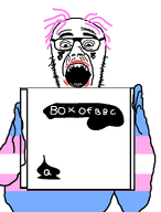 bbc flag:transgender_pride_flag lipstick pink_hair queen_of_spades teeth tranny troon variant:twojak // 1169x1536 // 74.7KB
