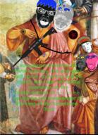 5soyjaks admin_6 anti-teen antichrist antichrist_and_the_devil baphomet christianity classical_art_parody closed_mouth crying demon doll_(user) facial_mark firearm forehead_mark glasses greentext gun incel inverted mark_of_the_beast mass_shooter nate open_mouth pentagram satanism signorelli sonnenrad soot soot_colors soyjak soyjak_party star stubble subvariant:wholesome_soyjak text toos variant:feraljak variant:gapejak variant:kuzjak worried // 1080x1497 // 2.6MB