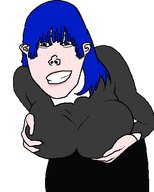 alt blue_eyes blue_hair ear female freckles goth smile subvariant:vlodette transparent_background variant:vlodson white_skin // 352x438 // 7.1KB