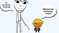 donald_trump faggot nothing_ever_happens nothingburger orange_skin subvariant:hydrocephason subvariant:pol_face trumf variant:chudjak variant:cobson // 1200x675 // 275.8KB