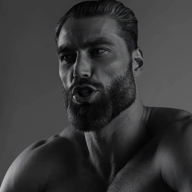 black_and_white gigachad grey_hair grey_skin meta:ai_generated monochrome nas:gigachad