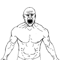 angry bald browridge buff cheek_bones ear no_glasses open_mouth rage screaming stubble subvariant:the_beast template transparent_background variant:bernd veiny wide_eyes // 814x810 // 44.4KB