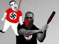 antifa antifa_badge baseball_bat ext=png gigachad hanging mask meta:bait nazism pinata swinging variant:chudjak // 1500x1121 // 711.4KB