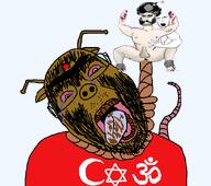 2soyjaks Turkaryan arabic_text bindi bloodshot_eyes bomb brown_skin brown_teeth chain cockroach dark_skin flag:turkiye glasses hanging hindu hinduism islam judaism looking_at_you meta:pornographic_content muhammad nigger noose nsfw pajeet penis pig poop rape rat roach roachnigger rope shitskin soyjak star_and_crescent star_of_david stubble suicide tail transparent_background turk turkiye turkroach tvrkaryan unibrow variant:bernd variant:cobson // 890x790 // 159.2KB