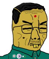 asiamutt asian bindi buck_teeth china chindian glasses hair india japan korea mole mustache mutt pajeet soyjak taiwan teeth variant:chudjak yellow_teeth // 1490x1779 // 370.9KB