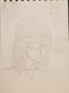 antiswarthy_(namefag) drawfag drawing glasses headband irl jartycuck jimbo_(namefag) meta:namefags sketch speech_bubble subvariant:chinkaryan subvariant:jartycuck subvariant:patrick variant:chudjak variant:soytan // 1846x2485 // 3.5MB