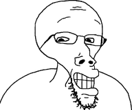 bald glasses smokey smokey_(the_pjs) stubble subvariant:smokeyjak subvariant:wholesome_soyjak the_pjs transparent_background variant:gapejak // 993x832 // 26.7KB