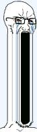 bloodshot_eyes crying glasses open_mouth soyjak stretched_chin stretched_mouth stubble template transparent_background variant:soyak // 553x1922 // 28.0KB