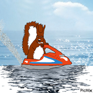 1soyjaks angry animal animated claw cloud ext=gif glasses holding_object irl_background jet_ski meta:higher_resolution meta:not_a_duplicate mouth_open open_mouth picmix sea sky subvariant:feralsquirrel tail trend:squirreljakking variant:feraljak water watermark // 500x500 // 720.4KB