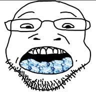 fgteev gem glasses open_mouth soyjak stubble variant:coinjak // 784x753 // 123.6KB