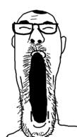 balding closed_eyes ear glasses hair open_mouth soyjak stubble template variant:james_youniverse // 323x570 // 15.1KB