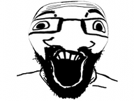 animated beard distorted ext=gif forehead_lines forehead_wrinkles glasses head subvariant:science_lover talking tongue variant:markiplier_soyjak yapping // 255x192 // 260.4KB