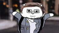 animal cat catjak glasses ias smart_boy_with_glasses stubble variant:catjak // 960x533 // 242.6KB