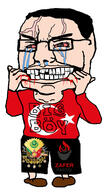 angry arm big_boy blood bloodshot_eyes clothes crying flag:turkiye full_body glasses hair hand ottoman_empire shoe soyjak subvariant:big-boy turkish_text turkiye turkroach variant:chudjak vein victory_party white_skin zafer_partisi // 515x955 // 340.8KB