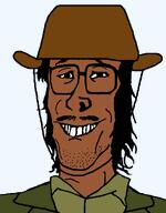 aussie australia australian australian_shitposter brown_skin clothes green_shirt hat variant:mulletjak // 838x1072 // 28.9KB