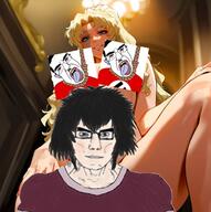 balalaika black_lagoon chudclit flag:nazi_germany frederica_sawyer hanging porn rope subvariant:chudjak_front subvariant:muscular_chud variant:chudjak // 626x629 // 240.6KB