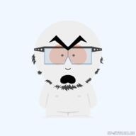 big_eyebrows bloodshot_eyes glasses redraw selfish_little_fuck south_park stubble variant:soyak // 800x800 // 44.6KB