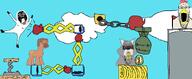 animal boxing_glove sky stubble subvariant:feralrage subvariant:longplier ultimate_chicken_horse variant:bernd variant:chudjak variant:feraljak variant:markiplier_soyjak video_game // 1895x777 // 184.2KB