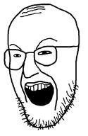 glasses guzu guzujak laughing open_mouth // 407x623 // 53.6KB