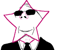 glasses happy star stubble subvariant:starman subvariant:wholesome_soyjak sunglasses variant:gapejak // 644x569 // 22.7KB