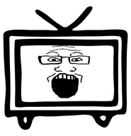 antenna furniture glasses nico_nico_douga objectsoy open_mouth series:colonization_of_nico_nico_douga soyjak television transparent_background tv_(4chan) variant:markiplier_soyjak // 840x871 // 76.5KB