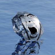 3d diamond gem gem_skin glasses open_mouth reflection series:mineraljaks stubble variant:cobson water // 2048x2048 // 4.9MB