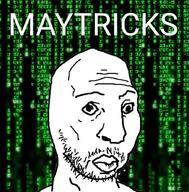 andrew_tate closed_mouth deformed matrix mustache soyjak stubble text variant:tatejak // 872x888 // 170.0KB