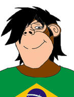brazil female flag:brazil glasses hair monkey subvariant:terryjak variant:gapejak white_background // 384x505 // 50.8KB