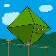 amphibian anime cloud frog hills japan nas:pepe neon_genesis_evangelion pepe pepe_the_frog power_line ramiel_(evangelion) rhombohedron smirk // 800x800 // 38.7KB