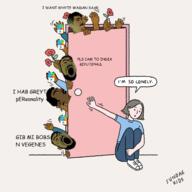 beard brown_skin fakecel female femcel gift_card incel india indian mustache pajeet rose variant:gapejak variant:pajeetjak // 1290x1288 // 694.2KB