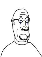 2025 beard cheek_lines cheeks closed_mouth crying ear eyebrows forehead_lines glasses moustache neck nerd nose nostrils nu-variant sad soyjak stubble tear variant:gerkjak // 600x800 // 21.7KB