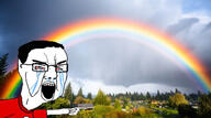 crying irl_background rainbow red_shirt variant:chudjak // 643x360 // 32.5KB