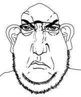 angry closed_mouth ear glasses punisher_face soyjak stubble variant:obsjak // 1030x1222 // 161.8KB