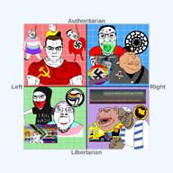 anarcho-capitalism communism hammer_and_sickle nazism plebbit political_compass politics pride_flag subvariant:feral_merchant subvariant:meximerican subvariant:muscular_chud symbol variant:bernd variant:chudjak variant:meximutt variant:soyak variant:test_copy // 2048x2048 // 1.5MB