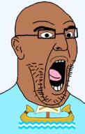 bald brown_skin egypt flag flag:kafr_el-sheikh glasses governorate hair kafr_el_sheikh open_mouth ship soyjak stubble tongue transparent transparent_background variant:imhotep water // 529x832 // 56.3KB