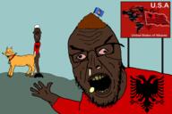 albania albanian_eagle albanian_goat_fucker albanigger background flag:United_States_of_Albania flag:kosovo goat grass kosovo nigger rotten_teeth shitskin sky subvariant:euromutt variant:goatjak variant:yurjak yellow_teeth zoophile zoophilia // 10000x6665 // 9.2MB