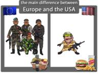 amerimutt angry army beard brown_skin burger_king camo clothes euromutt european_union finland flag flag:european_union flag:finland flag:germany flag:poland food french_fries fruit germany glasses half_open_mouth hamburger hat headset military_uniform mutt png poland red_eyes shitskin soldier subvariant:euromutt subvariant:impish_amerimutt tactical transparent united_states variant:impish_soyak_ears variant:markiplier_soyjak weapon wine // 1125x847 // 928.6KB