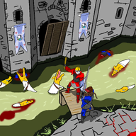 armor bascinet blood castle crocodile crocodile_moat curta'n_wall drawbridge flail helmet jake janny jartynigger knight medieval meta:tagme nate sword variant:impish_soyak_ears // 1900x1900 // 394.5KB