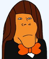 't_histaurant bowtie closed_mouth clothes eyes hair nose orange_skin transparent_background variant:markiplier_soyjak2 // 919x1103 // 32.1KB