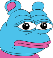 aliased amphibian animal blepe blue_skin boy's_club ear frog nas:pepe pepe_the_frog pink_shirt subnas:blepe template // 705x765 // 16.1KB