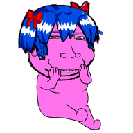 animated arm blue_hair bow bury_pink_gril ext=gif foot glasses hair hand janny leg meta:namefags mist mist_(user) pink_skin smile soyjak stubble subvariant:massjak variant:gapejak // 981x1066 // 146.8KB