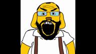 blood brainlet bruno_powroznik drool janny mop pointing pointing_at_viewer subvariant:feralrage subvariant:science_lover unpayed_overtime variant:feraljak variant:markiplier_soyjak video yellow_skin // 1920x1080, 24.4s // 3.6MB