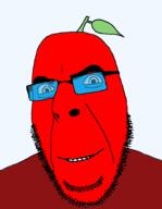 angry blue_glasses broot open_mouth smile soyjak_blog stubble variant:cobson // 775x1000 // 46.0KB