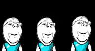 4soyjaks animated glasses glowing glowing_eyes hand inverted minecraft open_mouth smv soyjak stubble subvariant:wholesome_soyjak talking thougher variant:gapejak variant:soyak video // 888x480, 22.8s // 5.2MB