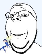 2soyjaks fairy female femjak glove pixie smile subvariant:gapejak_female subvariant:wholesome_soyjak variant:gapejak wholesome // 2190x2920 // 899.7KB