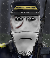 ashes cap clothes cloud cloudy dust facemask fallout grass gun hat necktie neutral nuclear nuclear_war nuclear_winter officer_cap radiation radioactive rifle slr snow staring subvariant:neutralplier suit suit_and_tie threads threads_(1984) traffic_warden uniform variant:markiplier_soyjak // 1035x1200 // 638.9KB
