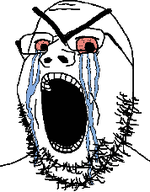 angry animated bloodshot_eyes crying ext=gif gaping_mouth glasses shaking stubble tear teeth transparent_background variant:gapejak wrinkles // 250x250 // 288.7KB