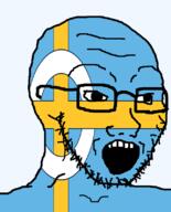 british flag flag:skye glasses hair looking_to_the_right open_mouth scotland skye soyjak stubble teeth united_kingdom variant:soyak // 644x800 // 44.3KB