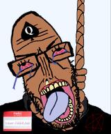 'ki 1984jak_(pedophile) banned_user hanging meta:namefags name_tag namefags pedophile queen_of_spades satanism soyjak_wiki subvariant:euromutt variant:markiplier_soyjak // 594x712 // 257.6KB